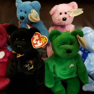 TY Bennie Babies Set of 6